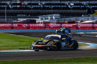 #21 Porsche 992 GT3 R of Ashish Patel, Yannick Mettler, and Alex Fontana, Car Collection Motorsports, IGTC, Pro-Am, FANATEC GT World Challenge America Powered by AWS, SRO America, INDY, Indianapolis, IN October 3 - 6 2024.
 | Fabian Lagunas/SRO