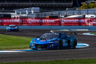 #63 Chevrolet Corvette Z06 GT3.R of Alec Udell, Tommy Milner, and Alexander Sims, DXDT Racing, GT World Challenge America, Pro, SRO America, FANATEC GT World Challenge America Powered by AWS, INDY, Indianapolis, IN October 3 - 6 2024.
 | Fabian Lagunas/SRO