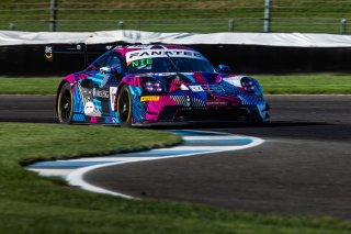 #10 Porsche 992 GT3 R of Antares Au, Loek Hartog, and Patric Niederhauser, Herberth Motorsport, IGTC, Pro-Am, FANATEC GT World Challenge America Powered by AWS, SRO America, INDY, Indianapolis, IN October 3 - 6 2024.
 | Fabian Lagunas/SRO