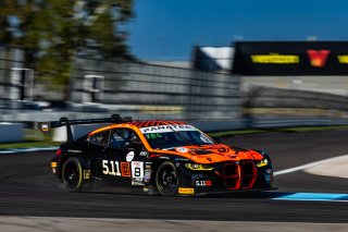 #8 BMW M4 GT3 2024 of Elias Sabo, Andy Lee, and Nick Yelloly, Flying Lizard Motorsports, GT World Challenge America, Pro-Am, FANATEC GT World Challenge America Powered by AWS, SRO America, INDY, Indianapolis, IN October 3 - 6 2024.
 | Fabian Lagunas/SRO