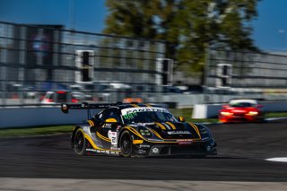 #21 Porsche 992 GT3 R of Ashish Patel, Yannick Mettler, and Alex Fontana, Car Collection Motorsports, IGTC, Pro-Am, FANATEC GT World Challenge America Powered by AWS, SRO America, INDY, Indianapolis, IN October 3 - 6 2024.
 | Fabian Lagunas/SRO