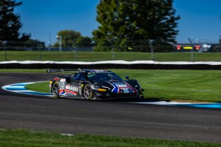 #163 Ferrari 296 GT3 of Jay Schreibman, Oswaldo Negri, and Toni Vilander, AF Course, GT World Challenge America, Pro-Am, FANATEC GT World Challenge America Powered by AWS, SRO America, INDY, Indianapolis, IN October 3 - 6 2024.
 | Fabian Lagunas/SRO
