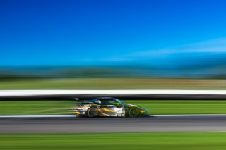 #21 Porsche 992 GT3 R of Ashish Patel, Yannick Mettler, and Alex Fontana, Car Collection Motorsports, IGTC, Pro-Am, FANATEC GT World Challenge America Powered by AWS, SRO America, INDY, Indianapolis, IN October 3 - 6 2024.
 | Fabian Lagunas/SRO