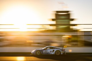 #61 Porsche 992 GT3 R of Adrian D'Silva, Brendon Leitch, and Bastian Buus, EBM, IGTC, Pro-Am, FANATEC GT World Challenge America Powered by AWS, INDY, Indianapolis, October 3 - 6 2024.
 | Fabian Lagunas/SRO