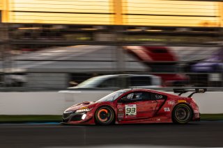 #93 Acura NSX GT3 EVO22 of Luca Mars, Zach Veach, and Gabriel Chaves, Racers Edge Motorsports, GT World Challenge America, Pro, FANATEC GT World Challenge America Powered by AWS, SRO America, INDY, Indianapolis, IN October 3 - 6 2024.
 | Fabian Lagunas/SRO