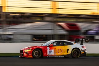 #31 BMW M4 GT3 of Dries Vanthoor, Charles Weerts, and Sheldon Van Der Linde, Team WRT, IGTC, IGTC Pro, FANATEC GT World Challenge America Powered by AWS, INDY, Indianapolis, IN October 3 - 6 2024.
 | Fabian Lagunas/SRO