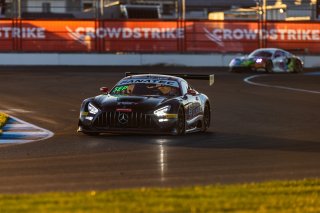 #91 Mercedes-AMG GT3 of Jeff Burton, Philip Ellis, and Elias Seppänen, Regulator Racing, GT World Challenge America, Pro-Am, SRO America, FANATEC GT World Challenge America Powered by AWS, INDY, Indianapolis, IN October 3 - 6 2024.
 | Fabian Lagunas/SRO