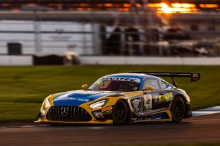 #4 Mercedes-AMG GT3 of Alex Palou, Fabian Schiller, and Luca Stolz, Lone Star Racing, IGTC, IGTC Pro, FANATEC GT World Challenge America Powered by AWS, INDY, Indianapolis, IN October 3 - 6 2024.
 | Fabian Lagunas/SRO