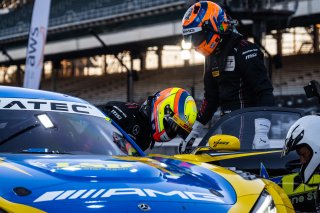 #4 Mercedes-AMG GT3 of Alex Palou, Fabian Schiller, and Luca Stolz, Lone Star Racing, IGTC, IGTC Pro, FANATEC GT World Challenge America Powered by AWS, INDY, Indianapolis, IN October 3 - 6 2024.
 | Jason Doudt/SRO