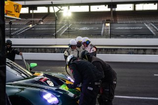 #120 Porsche 911 GT3-R of Adam Adelson, Elliott Skeer, and Laurin Heinrich, Wright Motorsports, GT World Challenge America, Pro, FANATEC GT World Challenge America Powered by AWS, SRO America, INDY, Indianapolis, IN October 3 - 6 2024.
 | Jason Doudt/SRO