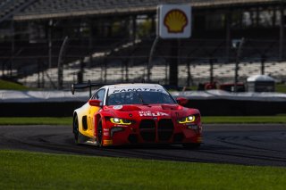 #31 BMW M4 GT3 of Dries Vanthoor, Charles Weerts, and Sheldon Van Der Linde, Team WRT, IGTC, IGTC Pro, FANATEC GT World Challenge America Powered by AWS, INDY, Indianapolis, IN October 3 - 6 2024.
 | Fabian Lagunas/SRO        