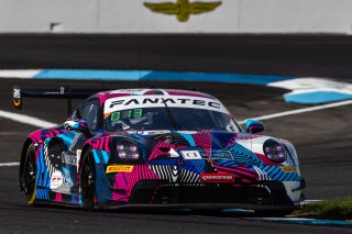 #10 Porsche 992 GT3 R of Antares Au, Loek Hartog, and Patric Niederhauser, Herberth Motorsport, IGTC, Pro-Am, FANATEC GT World Challenge America Powered by AWS, SRO America, INDY, Indianapolis, IN October 3 - 6 2024.
 | Fabian Lagunas/SRO        
