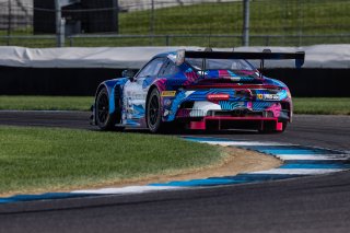 #10 Porsche 992 GT3 R of Antares Au, Loek Hartog, and Patric Niederhauser, Herberth Motorsport, IGTC, Pro-Am, FANATEC GT World Challenge America Powered by AWS, SRO America, INDY, Indianapolis, IN October 3 - 6 2024.
 | Fabian Lagunas/SRO        