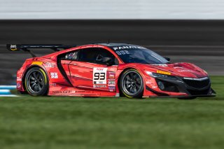 #93 Acura NSX GT3 EVO22 of Luca Mars, Zach Veach, and Gabriel Chaves, Racers Edge Motorsports, GT World Challenge America, Pro, FANATEC GT World Challenge America Powered by AWS, SRO America, INDY, Indianapolis, IN October 3 - 6 2024.
 | Fabian Lagunas/SRO        