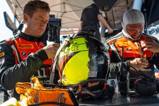 #8 BMW M4 GT3 2024 of Elias Sabo, Andy Lee, and Nick Yelloly, Flying Lizard Motorsports, GT World Challenge America, Pro-Am, FANATEC GT World Challenge America Powered by AWS, SRO America, INDY, Indianapolis, IN October 3 - 6 2024.
 | Jason Doudt/SRO