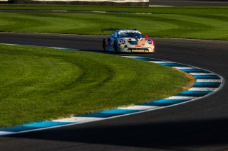 #85 Porsche 992 GT3-R of Jake Pederson, Trent Hindman, and Kay van Berlo, RS1, GT World Challenge America, Pro, SRO America, FANATEC GT World Challenge America Powered by AWS, INDY, Indianapolis, IN October 3 - 6 2024.
 | Fabian Lagunas/SRO