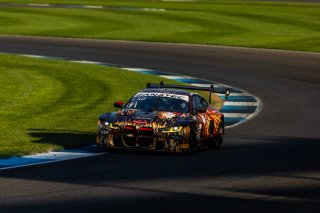 #28 BMW M4 GT3 of Varun Chocksey, Bill Auberlen, and Philipp Eng, ST Racing, GT World Challenge America, Pro, SRO America, FANATEC GT World Challenge America Powered by AWS, INDY, Indianapolis, IN October 3 - 6 2024.
 | Fabian Lagunas/SRO