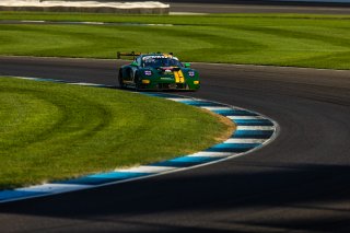#120 Porsche 911 GT3-R of Adam Adelson, Elliott Skeer, and Laurin Heinrich, Wright Motorsports, GT World Challenge America, Pro, FANATEC GT World Challenge America Powered by AWS, SRO America, INDY, Indianapolis, IN October 3 - 6 2024.
 | Fabian Lagunas/SRO