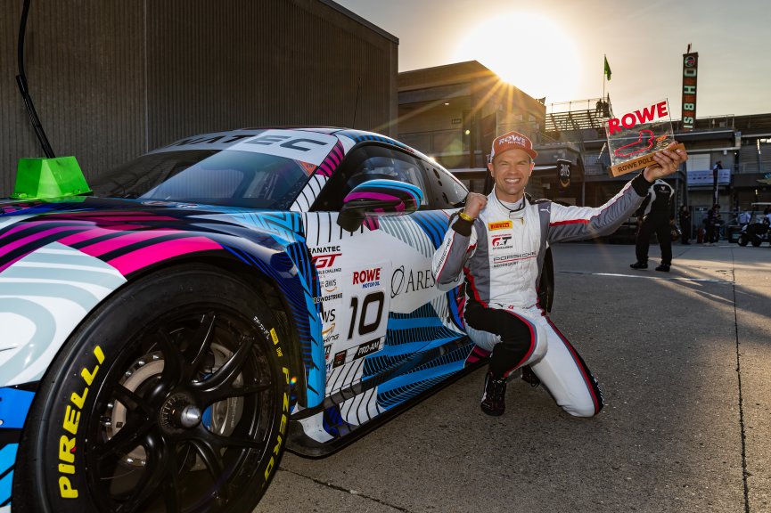 #10 Porsche 992 GT3 R of Antares Au, Loek Hartog, and Patric Niederhauser, Herberth Motorsport, IGTC, Pro-Am, FANATEC GT World Challenge America Powered by AWS, SRO America, INDY, Indianapolis, IN October 3 - 6 2024.
