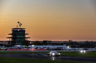 #120 Porsche 911 GT3-R of Adam Adelson, Elliott Skeer, and Laurin Heinrich, Wright Motorsports, GT World Challenge America, Pro, FANATEC GT World Challenge America Powered by AWS, SRO America, INDY, Indianapolis, IN October 3 - 6 2024.
 | Fabian Lagunas/SRO