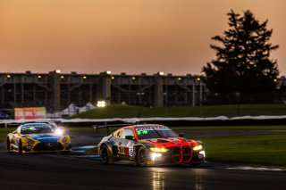 #8 BMW M4 GT3 2024 of Elias Sabo, Andy Lee, and Nick Yelloly, Flying Lizard Motorsports, GT World Challenge America, Pro-Am, FANATEC GT World Challenge America Powered by AWS, SRO America, INDY, Indianapolis, IN October 3 - 6 2024.
 | Fabian Lagunas/SRO