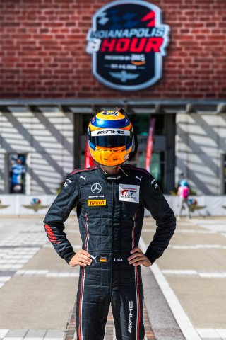 #4 Mercedes-AMG GT3 of Alex Palou, Fabian Schiller, and Luca Stolz, Lone Star Racing, IGTC, IGTC Pro, FANATEC GT World Challenge America Powered by AWS, INDY, Indianapolis, IN October 3 - 6 2024.
 | Fabian Lagunas/SRO