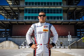 #32 Porsche 911 GT3-R of Kyle Washington, Tom Sargent, and Ayhancan Guven, GMG Racing, GT World Challenge America, Pro-Am, FANATEC GT World Challenge America Powered by AWS, INDY, Indianapolis, IN October 3 - 6 2024.
 | Fabian Lagunas/SRO