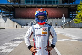 #32 Porsche 911 GT3-R of Kyle Washington, Tom Sargent, and Ayhancan Guven, GMG Racing, GT World Challenge America, Pro-Am, FANATEC GT World Challenge America Powered by AWS, INDY, Indianapolis, IN October 3 - 6 2024.
 | Fabian Lagunas/SRO