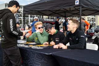Autograph session at FANATEC GT World Challenge America Powered by AWS, SRO America, INDY, Indianapolis, IN October 3 - 6 2024.
 | Jason Doudt/SRO