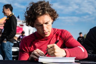 Autograph session at FANATEC GT World Challenge America Powered by AWS, SRO America, INDY, Indianapolis, IN October 3 - 6 2024.
 | Jason Doudt/SRO