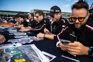 Autograph session at FANATEC GT World Challenge America Powered by AWS, SRO America, INDY, Indianapolis, IN October 3 - 6 2024.
 | Jason Doudt/SRO