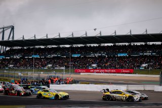 52. ADAC RAVENOL 24h Nürburgring 2024 - Foto: Gruppe C Photography; #99 BMW M4 GT3, ROWE RACING: Robin Frijns, Sheldon van der Linde, Dries Vanthoor, Augusto Farfus; #3 Mercedes-AMG GT3, Mercedes-AMG Team BILSTEIN: Michele Beretta, Frank Bird, Jusuf Owega | Gruppe C Photography