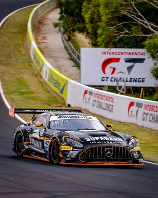 12h Bathurst 2025 -  Meguiar’s Bathurst 12 Hour - Intercontinental GT Challenge Round 1 - Foto: Gruppe C Photography; #47 Mercedes-AMG GT3, Supabarn Supermarkets, Tigani Motorsport: James Koundouris, Theo Koundouris, David Russell, Luke Youlden
 | Gruppe C Photography