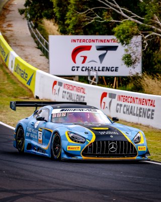 12h Bathurst 2025 -  Meguiar’s Bathurst 12 Hour - Intercontinental GT Challenge Round 1 - Foto: Gruppe C Photography; #27 Mercedes-AMG GT3, Heart of Racing by SPS: Ross Gunn, Ian James, Zacharie Robichon
 | Gruppe C Photography