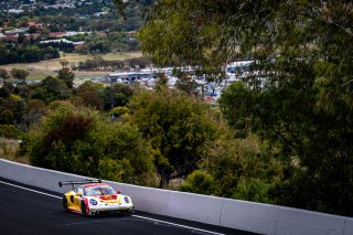 12h Bathurst 2025 -  Meguiar’s Bathurst 12 Hour - Intercontinental GT Challenge Round 1 - Foto: Gruppe C Photography; #91 Porsche 911 GT3 R (992), The Bend: Yasser Shahin, Sam Shahin, Laurin Heinrich, Morris Schuring
 | Gruppe C Photography