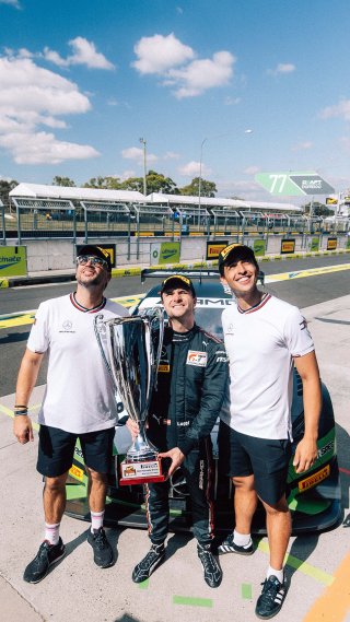 12h Bathurst 2025 -  Meguiar’s Bathurst 12 Hour - Intercontinental GT Challenge Round 1 - Foto: Gruppe C Photography; #77 Mercedes-AMG GT3, Mercedes-AMG Team Craft-Bamboo Racing: Maximilian Götz, Lucas Auer, Jayden Ojeda
 | Gruppe C Photography