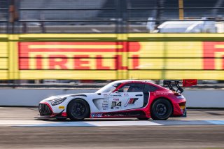 #34 Mercedes-AMG GT3 EVO of Michai Stephens / Mikael Grenier / Lucas Auer, JMF Motorsports, Indy 8H, IGTC, Pro, SRO America, Indianapolis Motor Speedway, Indianapolis, IN, Oct 16&ndash;19, 2025
 | Fabian Lagunas | www.lagunasphotography.com | For SRO Motorsports Group 2025