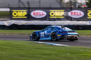 #21 Porsche 911 GT3 R (992) of Dustin Blattner / Alfred Renauer / Dennis Marschall, Blattner Company by Herberth Motorsport, Indy 8H, IGTC, Pro-Am, SRO America, Indianapolis Motor Speedway, Indianapolis, IN, Oct 16&ndash;19, 2025
 | Fabian Lagunas | www.lagunasphotography.com | For SRO Motorsports Group 2025