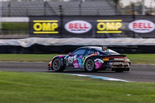 #32 Porsche 911 GT3 R (992) of Kyle Washington / Tom Sargent / Klaus Bachler, GMG Racing, Indy 8H, IGTC, Pro-Am, SRO America, Indianapolis Motor Speedway, Indianapolis, IN, Oct 16&ndash;19, 2025
 | Fabian Lagunas | www.lagunasphotography.com | For SRO Motorsports Group 2025