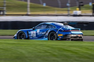 #21 Porsche 911 GT3 R (992) of Dustin Blattner / Alfred Renauer / Dennis Marschall, Blattner Company by Herberth Motorsport, Indy 8H, IGTC, Pro-Am, SRO America, Indianapolis Motor Speedway, Indianapolis, IN, Oct 16&ndash;19, 2025
 | Fabian Lagunas | www.lagunasphotography.com | For SRO Motorsports Group 2025