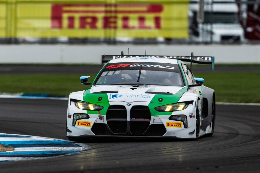 #51 BMW M4 GT3 EVO of Varun Choksey / Bill Auberlen / Philipp Eng, Random Vandals Racing, Indy 8H, IGTC, Pro, SRO America, Indianapolis Motor Speedway, Indianapolis, IN, Oct 16–19, 2025
