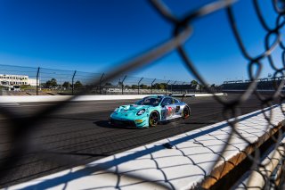 #61 Porsche 911 GT3 R (992) of Adrian D'Silva / Sven Müller / Ricardo Feller, EBM, Indy 8H, IGTC IC, Pro, SRO America, Indianapolis Motor Speedway, Indianapolis, IN, Oct 16–19, 2025
 | Fabian Lagunas | www.lagunasphotography.com | For SRO Motorsports Group 2025