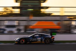#24 Aston Martin Vantage AMR GT3 EVO of Gray Newell / Zach Robichon / Darren Turner, Heart of Racing Team, Indy 8H, Pro-Am, SRO America, Indianapolis Motor Speedway, Indianapolis, IN, Oct 16–19, 2025
 | Fabian Lagunas | www.lagunasphotography.com | For SRO Motorsports Group 2025