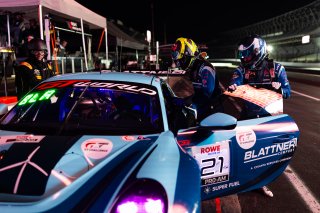 #21 Porsche 911 GT3 R (992) of Dustin Blattner / Alfred Renauer / Dennis Marschall, Blattner Company by Herberth Motorsport, Indy 8H, IGTC, Pro-Am, SRO America, Indianapolis Motor Speedway, Indianapolis, IN, Oct 16–19, 2025
 | Fabian Lagunas | www.lagunasphotography.com | For SRO Motorsports Group 2025