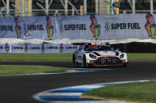 #34 Mercedes-AMG GT3 EVO of Michai Stephens / Mikael Grenier / Lucas Auer, JMF Motorsports, Indy 8H, IGTC, Pro, SRO America, Indianapolis Motor Speedway, Indianapolis, IN, Oct 16&ndash;19, 2025
 | Fabian Lagunas | www.lagunasphotography.com | For SRO Motorsports Group 2025