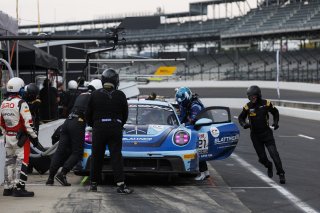 #21 Porsche 911 GT3 R (992) of Dustin Blattner / Alfred Renauer / Dennis Marschall, Blattner Company by Herberth Motorsport, Indy 8H, IGTC, Pro-Am, SRO America, Indianapolis Motor Speedway, Indianapolis, IN, Oct 16&ndash;19, 2025
 | Fabian Lagunas | www.lagunasphotography.com | For SRO Motorsports Group 2025