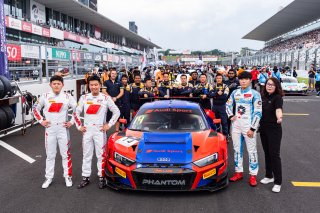49th SUZUKA 1000km - Intercontinental GT Challenge Round 4 - Foto: Gruppe C Photography; #14 Audi R8 LMS GT3 EVO II, Audi Sport Asia Team Phantom: Cheng Congfu, Yu Kuai, Deng Yi
 | Gruppe C GmbH