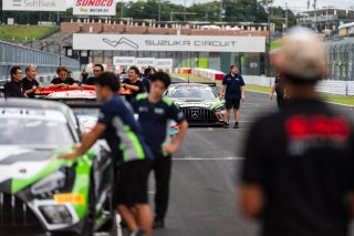 49th SUZUKA 1000km - Intercontinental GT Challenge Round 4 - Foto: Gruppe C Photography; #77 Mercedes-AMG GT3 EVO, Mercedes-AMG Team Craft-Bamboo Racing: Kakunoshin Ohta, Maximilian Goetz, Ralf Aron
 | Gruppe C GmbH