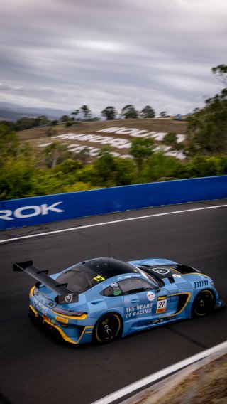 12h Bathurst 2026 -  Meguiar&rsquo;s Bathurst 12 Hour - Intercontinental GT Challenge Round 1 - Foto: Gruppe C Photography; #27 Mercedes-AMG GT3 EVO, Heart of Racing by SPS: Ian James, Eduardo Alcide Barrichello, Roman De Angelis
 | Gruppe C Photography
