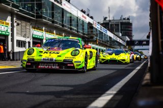 54. ADAC RAVENOL 24h N&uuml;rburgring 2026 #911 Porsche 911 GT3 R (992) Evo26, Manthey: Kevin Estre, Ayhancan G&uuml;ven, Thomas Preining - picture by Gruppe C Photography
 | SRO Motorsports Group